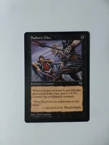 MtG Tempest Sadistic Glee quasi nuovo $ 0,75 spedizione piatta VCT123717 - Foto 1 di 2