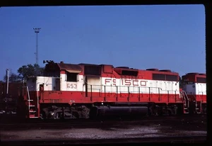 Original Rail Slide - SLSF Frisco 653 St Louis MO 8-30-1980 - Picture 1 of 1