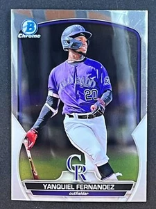 YANQUIEL FERNANDEZ 2023 Bowman Chrome #BCP-30 Rockies - Bild 1 von 2