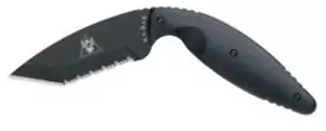 Kabar 1485 Large TDI Law Enforcement Tanto Serrated Fixed Blade Pocket Knife - Picture 1 of 2