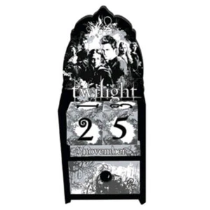 Highly Collectable Twilight Calendar Wooden - Bella & The Cullens Version - Picture 1 of 2