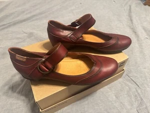 Pikolinos - Arcilla - Red - Leather Mary Jane - Size 41 - Picture 1 of 6