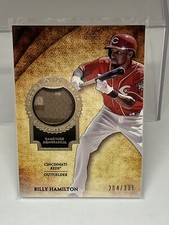 BILLY HAMILTON 2017 Topps Tier One #/331 Relics REDS Game Used Jersey Camo