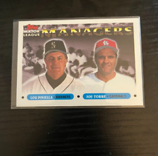 1993 Topps - Major League Managers #512 Lou Piniella, Joe Torre