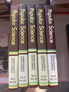 Popular Science Homeowners Encyclopedia 5 Book Set.  Complete - Picture 1 of 2