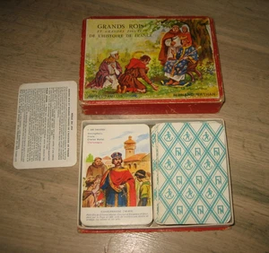 Ancien Jeu 12 Familles GRANDS ROIS.. Histoire de France Fernand Nathan - Picture 1 of 19
