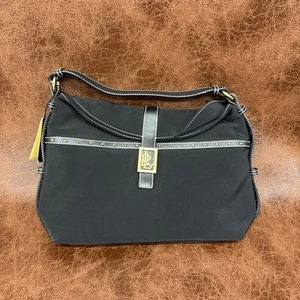 LAUREN RALPH LAUREN Handbag TOTE Black 13X11 - Picture 1 of 12
