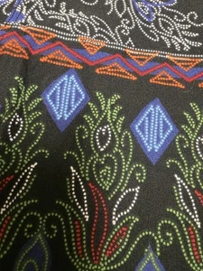 Lularoe L/XL Leggings kids- Floral- Aztec- Black, white, blue, orange, red,green - Picture 1 of 3