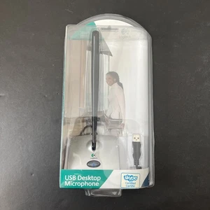 Logitech USB Desktop Microphone PC Laptop VOIP Skype Certified Windows - New! - Picture 1 of 6
