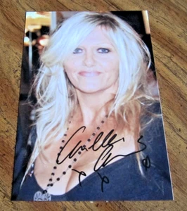 Camille Coduri Actress Autographed Signed 4X6 Photo "Doctor Who" Jackie Tyler - Picture 1 of 3
