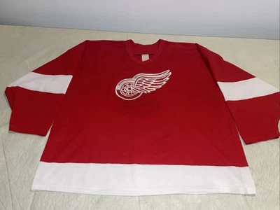 Detroit Red Wings Ccm Jersey Mens Xl Clean Vintage Nhl 90s Euc Mic Air Knit Vtg - Image 1 of 4