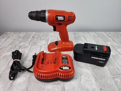 Broca Black & Decker 18v GC1800 bateria HPB18 e carregador FSMVC genuína autêntica - Imagem 1 de 4