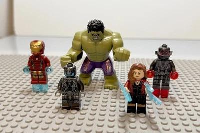 LEGO Marvel  Hulk Buster Smash (76031) Mininifig set **EXC-MINT** Bonus Ultron! - Image 1 of 4