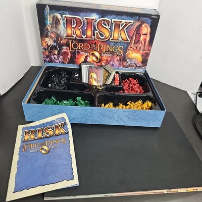Lord Of The Rings Risk Trilogy Edition  Board Game Complete Read - Image 1 of 4