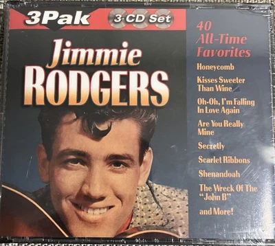 Jimmie Rodgers : 40 All-Time Greatest Hits Country  (3xCD Box, 2000 Rhino) - Image 1 of 2