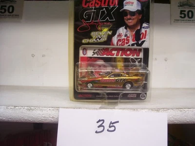 1/64 NHRA JOHN FORCE CASTROL/ GTX 7 TIME CHAMPION MUSTANG DRAGSTER ACTION - Image 1 of 4