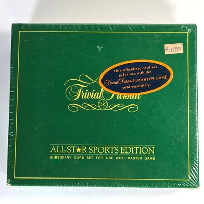 Trivial Pursuit Master Game All-Star Sports Edition 1981 Vintage 1st Ed SEALED - Image 1 of 4