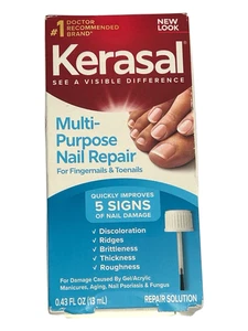 Kerasal Multi-Purpose Nail Repair for Fingernails & Toe Nails - 0.43 oz (13mL) - Picture 1 of 6