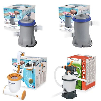 Bestway Pumpen für Pool Filterpumpe Sandfilter Flowclear Poolreinigung Filter