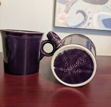 Purple Lilac FIESTA Ring Mug Manufacturing Blemishes Set Of Two Unused SEE PICS