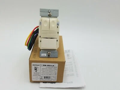 WattStopper PW-302-LA PIR Wall Switch Motion Sensor 180 Degree 120/277VAC Almond