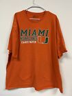 Montre Miami Hurricanes Canes T-shirt graphique homme à manches courtes orange taille 3XL