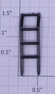 K-Line K726F Black Plastic 4-Rung Tank Car Ladder (1) - Picture 1 of 1