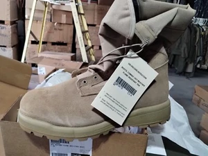 New In Box Hot Weather Belleville Army BOOTS Flame Resistant Tan Size 15.5XW - Picture 1 of 11