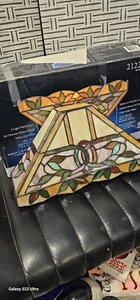 Collectible Wall Lamp Tiffany Style Kichler stained glass 2 Light model 93362 - Picture 1 of 11