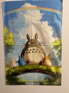 My neighbour Totoro wall mount canvas poster kawaii Studio Ghibli Christmas gift - Picture 1 of 3