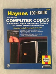 Haynes Techbook Automotive 10205 COMPUTER CODES Repair Manual (2005 Edition) - Imagen 1 de 10