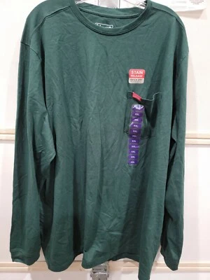 Coleman Men's Rugged Workwear Long Sleeve Crew Neck Chest Pocket Tee Foto 1 de 4