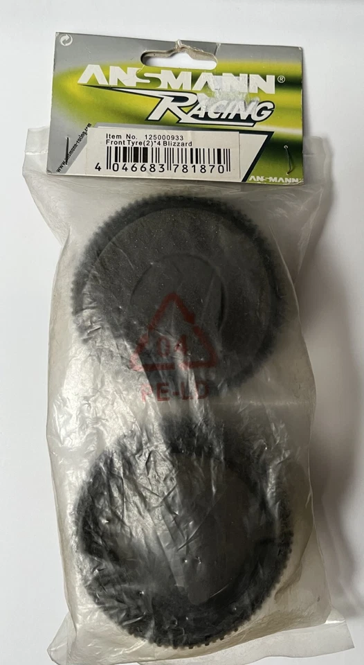Neumático delantero Ansmann Racing 125000933 (1 Pr) 4x4 X4 Blizzard X4TE Foto 1 de 1
