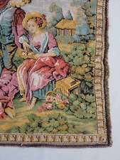 Vintage French Beautiful Scene Wall Hanging Tapestry Panel 146x72cm