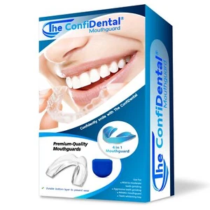 - Pack of 3 Moldable Mouth Guard for Teeth Grinding Clenching Bruxism Sport A... - Picture 1 of 8
