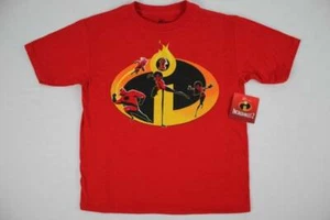 NEU T-Shirt Jungen The Incredibles 2 Filme Medium 8 Top Rundhalsausschnitt rot Disney - Bild 1 von 2