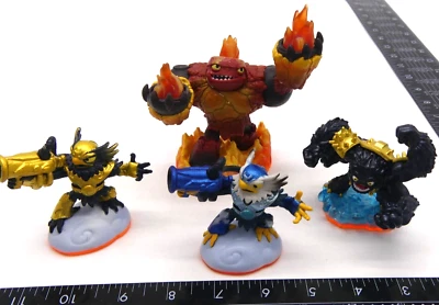 Lot Skylanders Giants Figure Legendary Jet-Vac Slam Bam Hot Head - Изображение 1 из 4