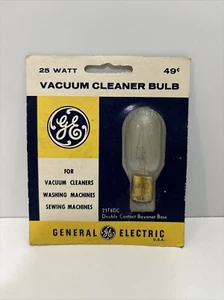 NOS NIB General Electric 25T8DC 25 Watt Vacuum Cleaner Bulbs Vintage Set of 1 - Picture 1 of 3