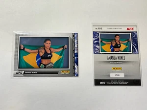 Amanda Nunes - 2021 Panini Instant UFC GLOBAL SENSATIONS - GS-2 - BRAZIL - 1/660 - Picture 1 of 5