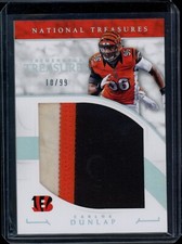 2016 Panini National Treasures Tremendous Treasures Patch /99 Carlos Dunlap