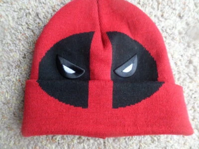 Marvel Deadpool Beanie Ski Hat Adult Unisex OSFM NWT MSRP $26 - Image 1 of 4