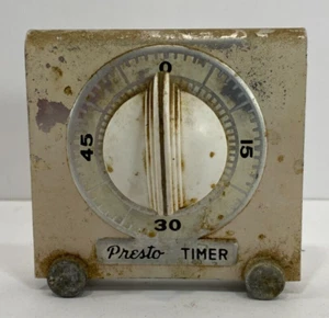 Vintage Aluminium Presto Zeitschaltuhr National Presto Industries Inc. USA Rarität Farbe - Bild 1 von 9
