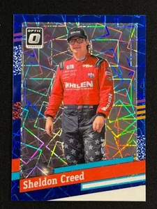 2024 Panini Donruss NASCAR - Retro 1991 Optic #139 Sheldon Creed Blue Velocity - Picture 1 of 2