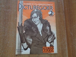 PICTUREGOER VINTAGE MAGAZINE - OCTOBER 29th 1932 - GENEVIEVE TOBIN, MOLLY LAMONT - Picture 1 of 6
