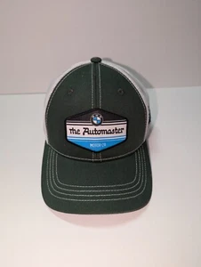BMW Mütze grün weiß Mesh verstellbar Druckknopflasche Kappe The Automaster Co - Bild 1 von 9