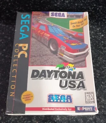 NEW SEALED Big Box Daytona USA Sega Sports Pc Computer Software  - Image 1 of 2
