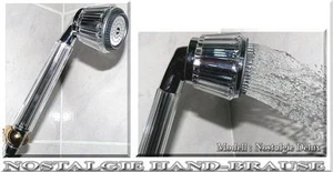 BRILLANT Designer Retro Handbrause Duschbrause Duschkopf Dusch armatur Chrom - Bild 1 von 1