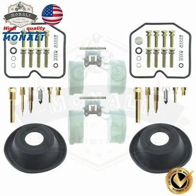 2PCS Carburetor repair kit diaphragm Float FOR Kawasaki KLR250 2005-1985 - Image 1 of 4