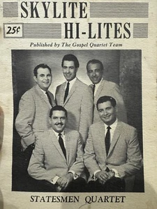 Southern Gospel Magazine Skylite Hi-Lites June 1964 Statesmen Quartet JD Sumner - Foto 1 di 5