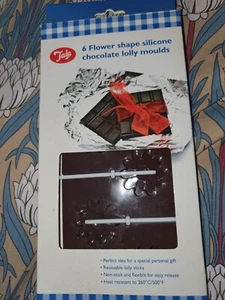 Tala* 6 Flower Shape Silicone Chocolate Lolly Moulds - Picture 1 of 3